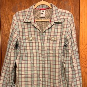 North Face Button Down Hiking Shirt